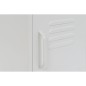 Mesita de Noche Home ESPRIT Blanco Metal 35 x 35 x 51 cm