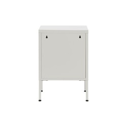Table de Nuit Home ESPRIT Blanc Métal 35 x 35 x 51 cm