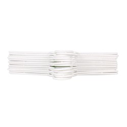 Jeu de porte-manteaux Dem Blanc Plastique 12 Pièces 38 x 17,5 cm (8 Unités)