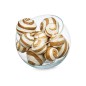 Set de Bolas Decorativas Blanco Marrón (12 Unidades)