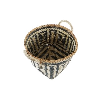 Set de basket DKD Home Decor Colonial Bambou (40 x 38 x 38 cm)