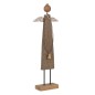 Décorations de Noël Naturel Bois de manguier Ange 22 x 8,5 x 71,5 cm