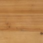 Table de Nuit Marron Noir Bois Fer 60 x 40 x 55,5 cm