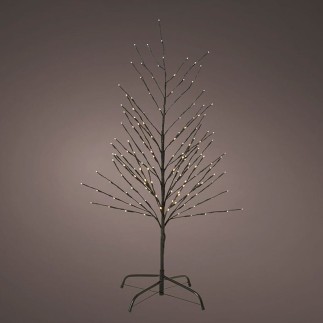 Árbol de Navidad 493459 LED Batería Negro Ø 80 x 150 cm