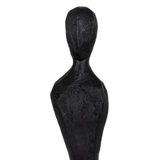 Figurine Décorative Noir Femme 9,5 x 9,5 x 90 cm
