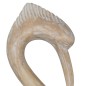 Figura Decorativa Blanco Natural Garza 20 x 10 x 62 cm