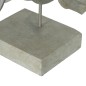 Figura Decorativa Plateado Elefante 35 x 21 x 35 cm