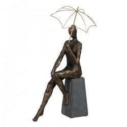 Figurine Décorative Cuivre Femme 25 x 17,5 x 44 cm