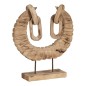 Figurine Décorative Naturel Cornes 50 x 12 x 42 cm