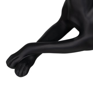 Figura Decorativa Negro Perro 37,5 x 13,5 x 22 cm