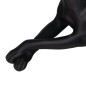 Figurine Décorative Noir Chien 37,5 x 13,5 x 22 cm