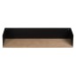 Étagère Marron Noir Bois Fer 60 x 12 x 15 cm