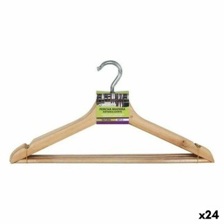 Jeu de porte-manteaux Confortime Antidérapant Marron Bois 3 Pièces (24 Unités)