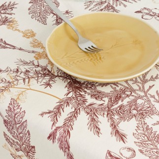 Nappe enduite antitache Mauré Christmas 140 x 140 cm