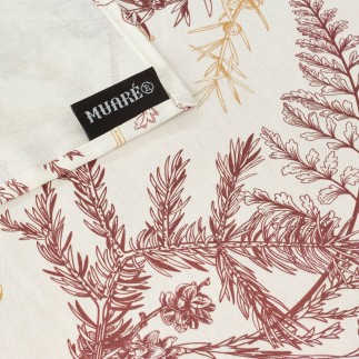 Nappe enduite antitache Mauré Christmas 140 x 140 cm