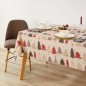 Nappe enduite antitache Muaré Laponia 140 x 140 cm