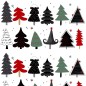 Nappe enduite antitache Mauré Merry Christmas 100 x 300 cm