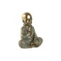 Figura Decorativa Home ESPRIT Dorado Monje Oriental 17 x 13,6 x 21,8 cm