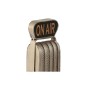 Figura Decorativa Home ESPRIT Marrón Plateado Vintage 10 x 10 x 24 cm