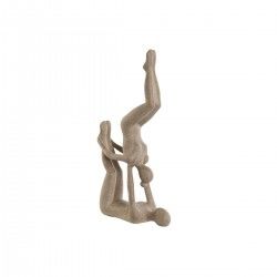 Figurine Décorative Home ESPRIT Beige Yoga 21,4 x 8,8 x 40 cm