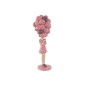 Figura Decorativa Home ESPRIT Rosa Malva chica 11 x 11,7 x 32 cm