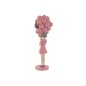Figura Decorativa Home ESPRIT Rosa Malva chica 11 x 11,7 x 32 cm