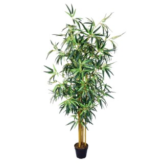 Plante décorative Ciment Tissu Bambou 150 cm