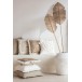 Almofada com mini-espelhos em juta natural L46cm - Almofada para exterior Almofada com mini-espelhos em juta natural L46cm - Almofada para exterior