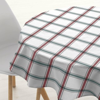 Nappe Mauré Elegant Christmas Blanc