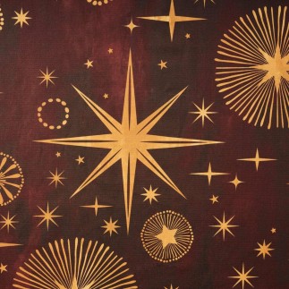 Nappe enduite antitache Mauré Christmas 140 x 140 cm