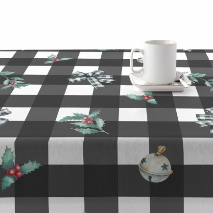 Nappe enduite antitache Mauré Elegant Christmas 100 x 140 cm