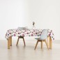 Nappe enduite antitache Mauré Christmas 140 x 140 cm