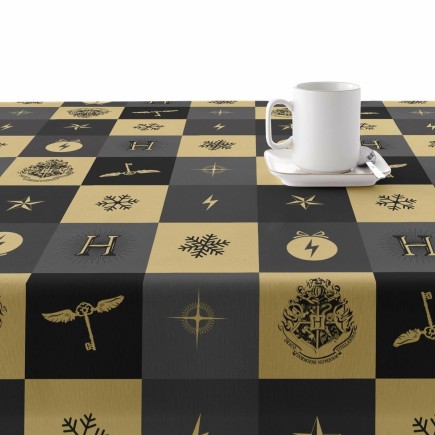 Nappe enduite antitache Harry Potter Hogwarts Christmas 250 x 140 cm