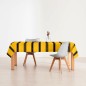 Nappe enduite antitache Harry Potter Hufflepuff 250 x 140 cm