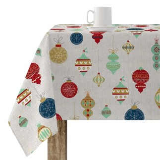 Nappe enduite antitache Mauré Merry Christmas 250 x 140 cm