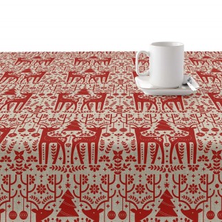 Nappe enduite antitache Mauré Merry Christmas 100 x 140 cm