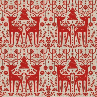 Nappe enduite antitache Mauré Merry Christmas 300 x 140 cm