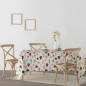 Nappe enduite antitache Mauré Merry Christmas 140 x 140 cm