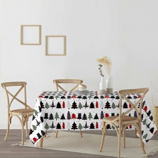 Nappe enduite antitache Mauré Merry Christmas 300 x 140 cm