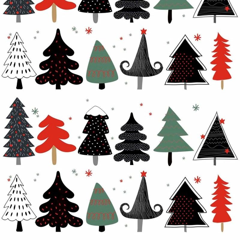 Nappe enduite antitache Mauré Merry Christmas 100 x 140 cm