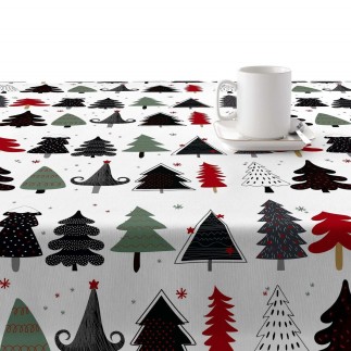 Nappe enduite antitache Mauré Merry Christmas 100 x 140 cm
