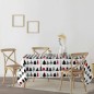 Nappe enduite antitache Mauré Merry Christmas 100 x 140 cm