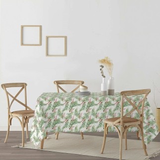 Nappe enduite antitache Mauré Merry Christmas 100 x 140 cm