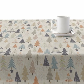 Nappe enduite antitache Mauré Merry Christmas 140 x 140 cm