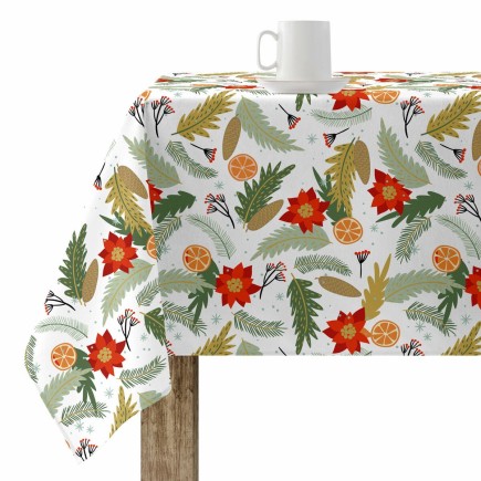 Nappe enduite antitache Mauré Merry Christmas 100 x 140 cm