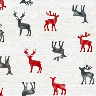 Nappe enduite antitache Mauré Merry Christmas 200 x 140 cm