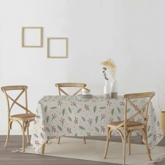 Nappe enduite antitache Mauré Merry Christmas 100 x 140 cm