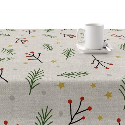 Nappe enduite antitache Mauré Merry Christmas 250 x 140 cm