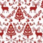 Nappe enduite antitache Mauré Merry Christmas 100 x 140 cm