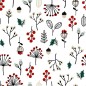 Nappe enduite antitache Mauré Merry Christmas 100 x 140 cm